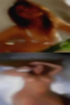 Naked girls putting things