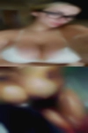 Blonde fatty horny woman