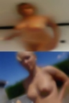 Woman looking men suck off